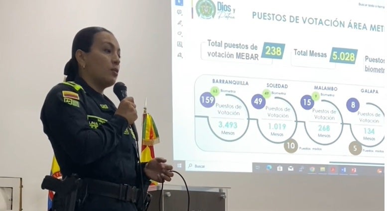 Dispositivo de seguridad para elecciones regionales.