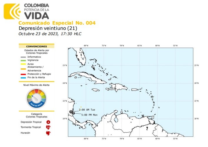 Ciclones Tropicales San Andrés y providencia