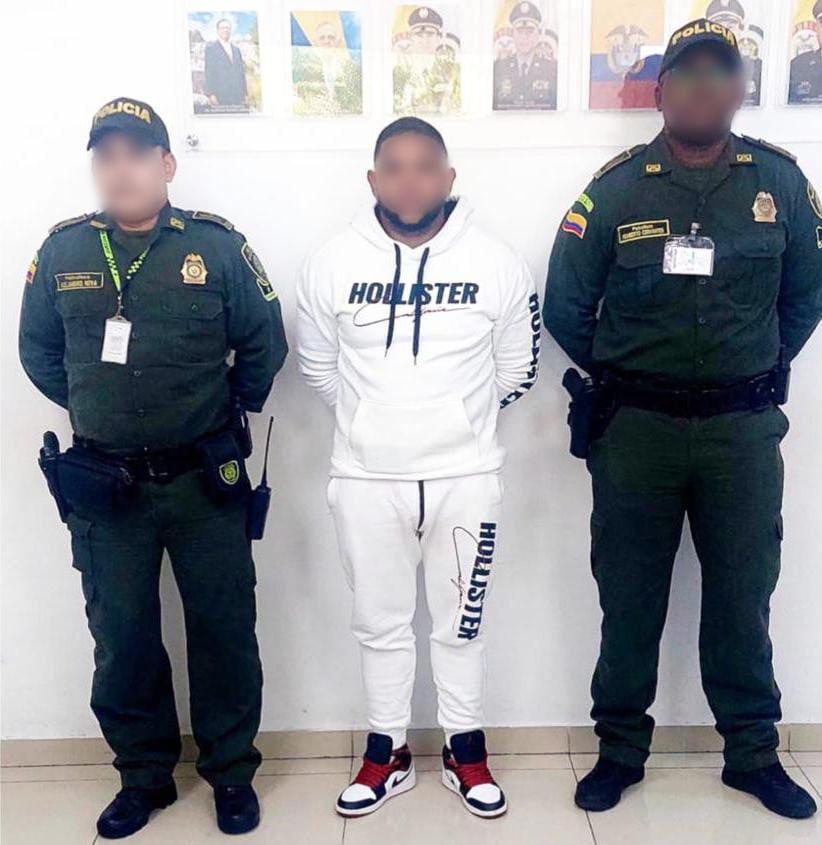 Capturado con circular roja de Interpol