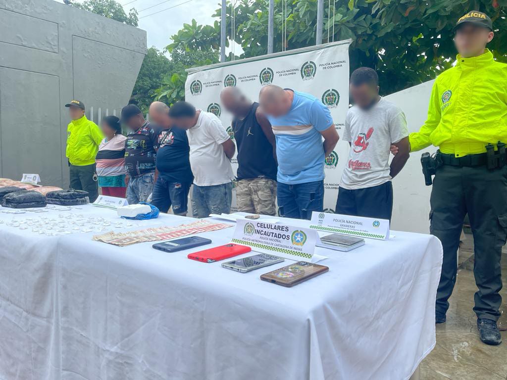 Cae banda dedicada al narcotráfico bajo el mando de alias ‘Silfredo’ en Cartagena
