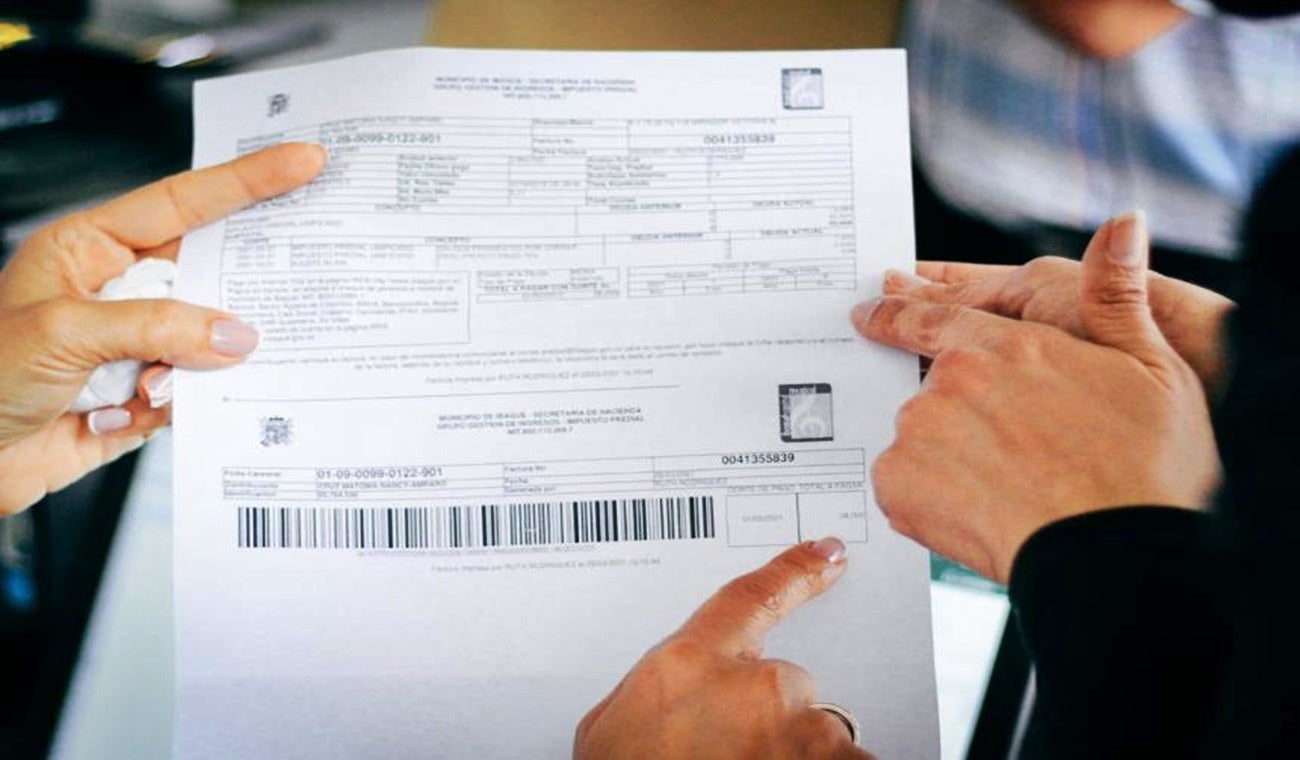 Recibo Impuesto Predial Unificado