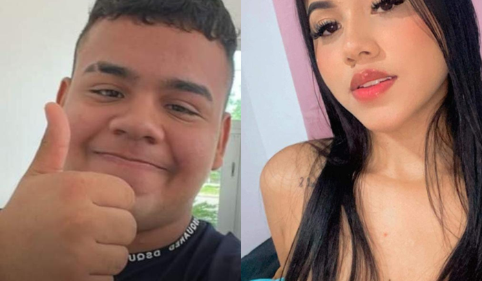 Víctimas de sicariato: Brajhan Sebastián Arias Nova, alias “El Curry”, y Diana Marcela Paliz Zárate