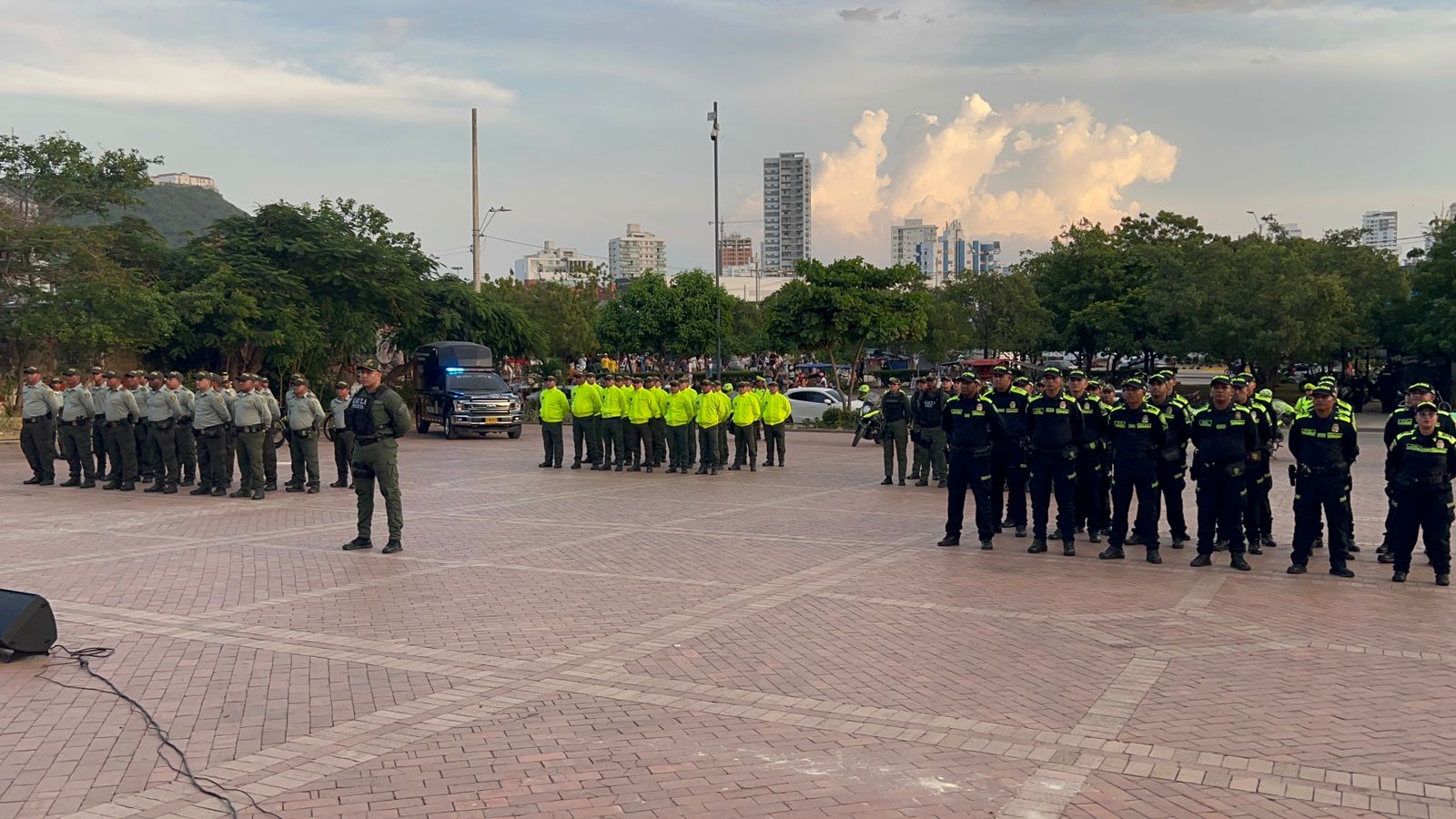 300 policías en Cartagena garantizarán seguridad en Navidad 2023