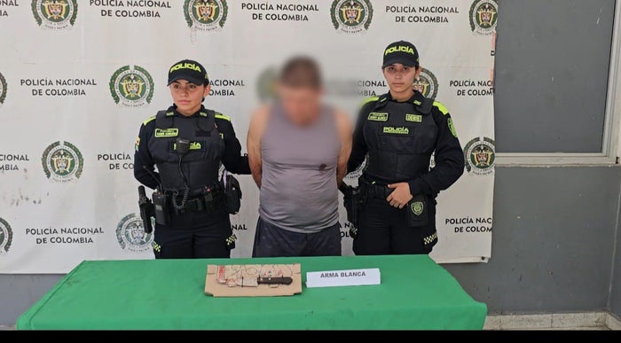 Presunto agresor capturado.