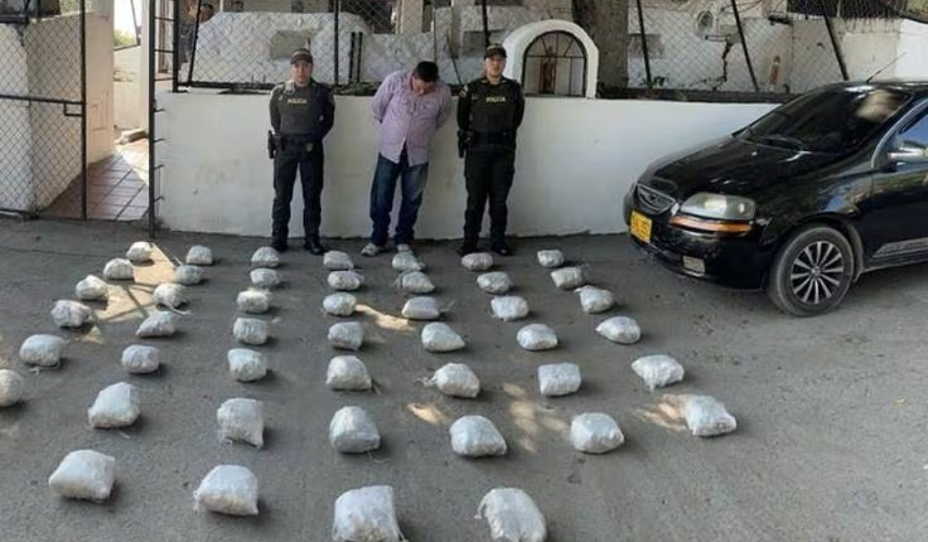 Capturado con cargamento de drogas en el Sur de Bolívar