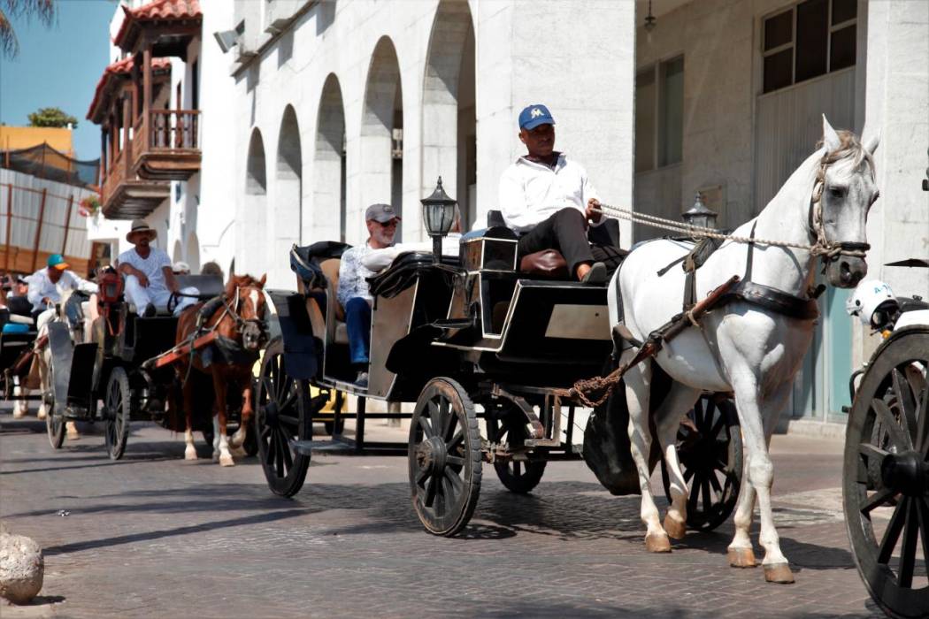 Cocheros en Cartagena