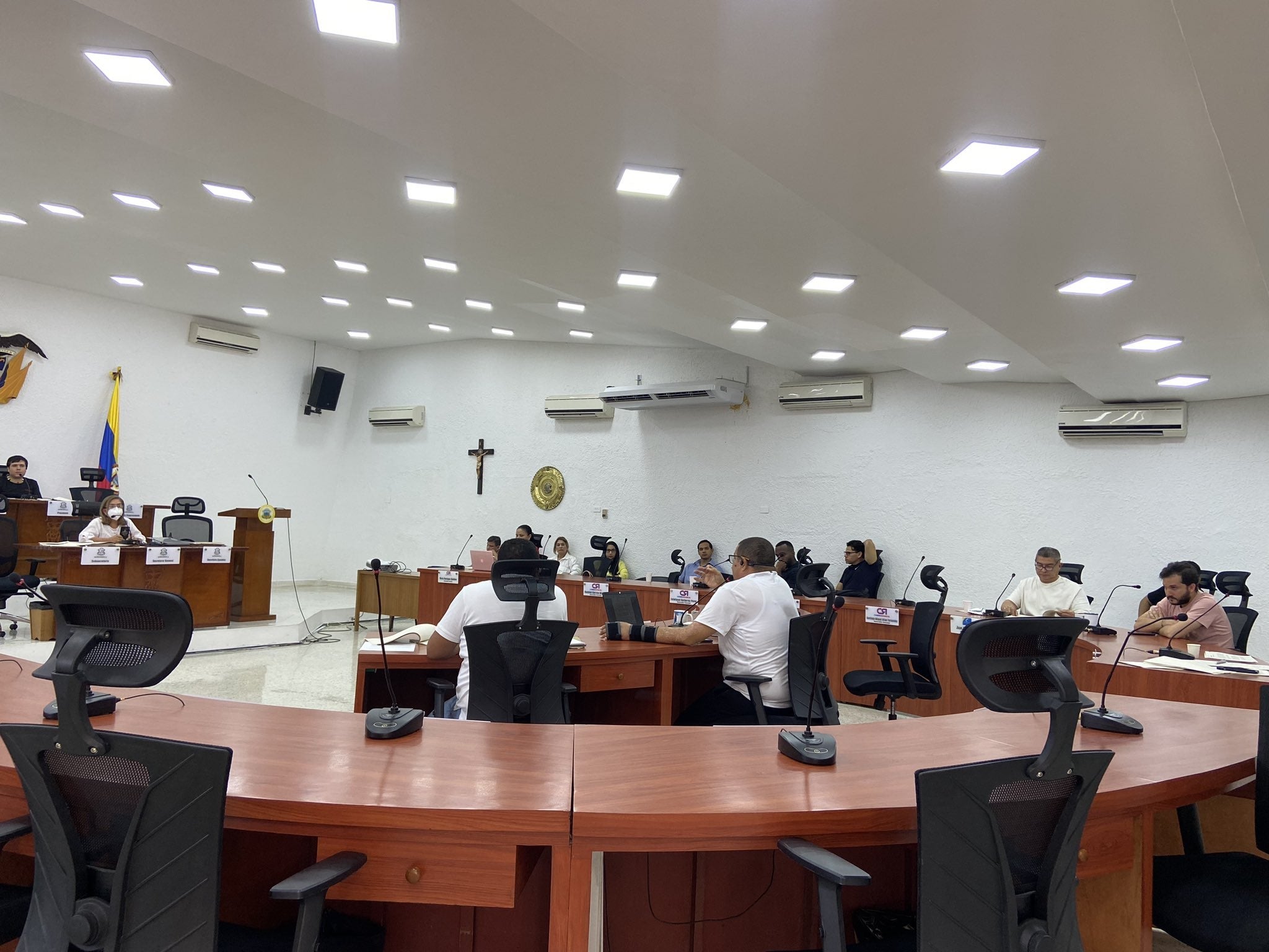 Sesión del Concejo de Barranquilla.