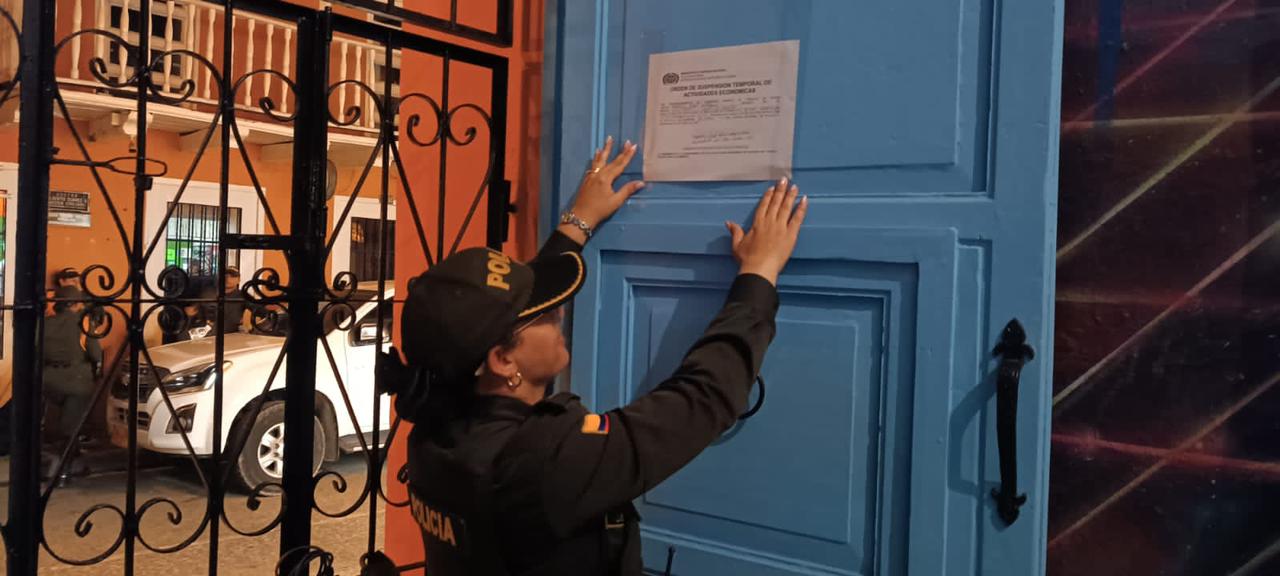 Establecimiento cerrado