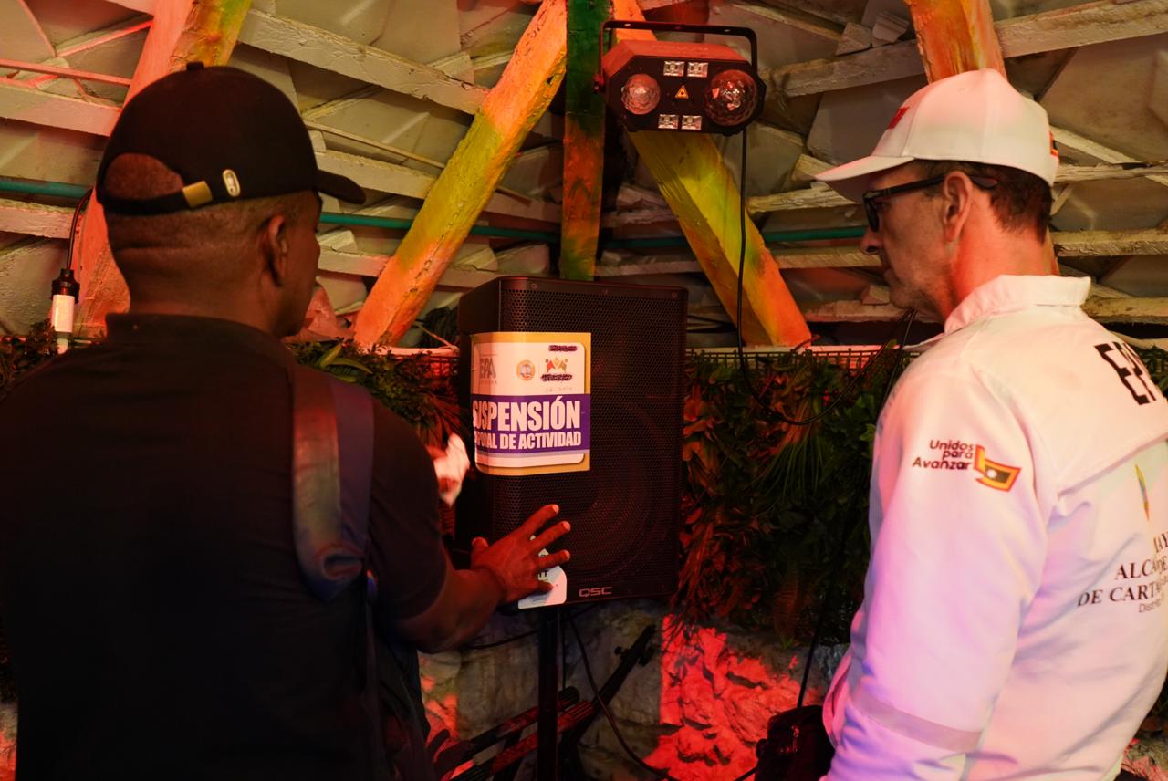 Establecimientos sellados en Getsemaní