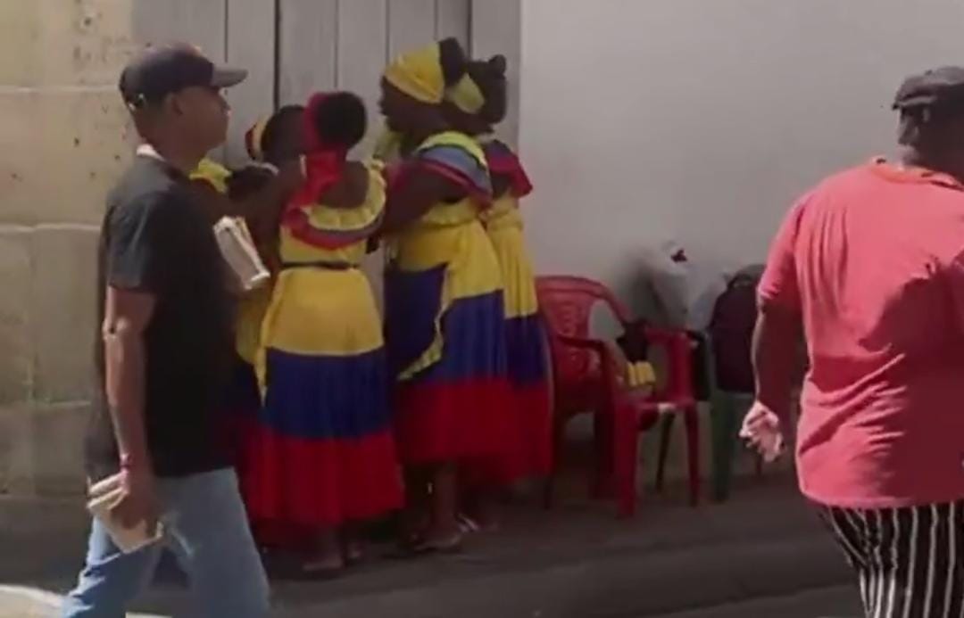 Palenqueras se pelearon en pleno Centro Histórico de la ciudad