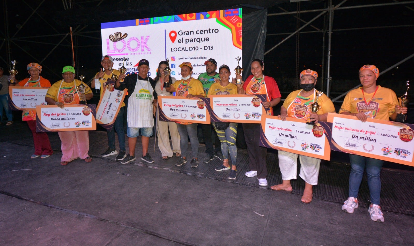 Empanadas, arepa de huevo, carimañola, buñuelo de frijol y otras delicias, hicieron parte de este evento