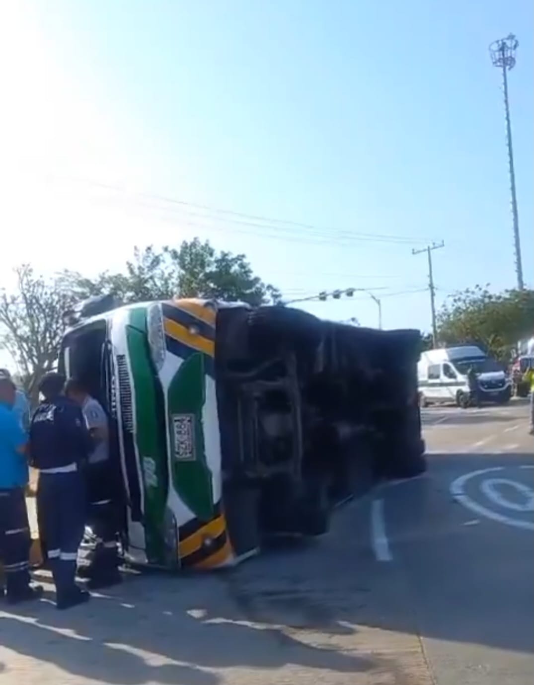 Llevaba 35 pasajeros