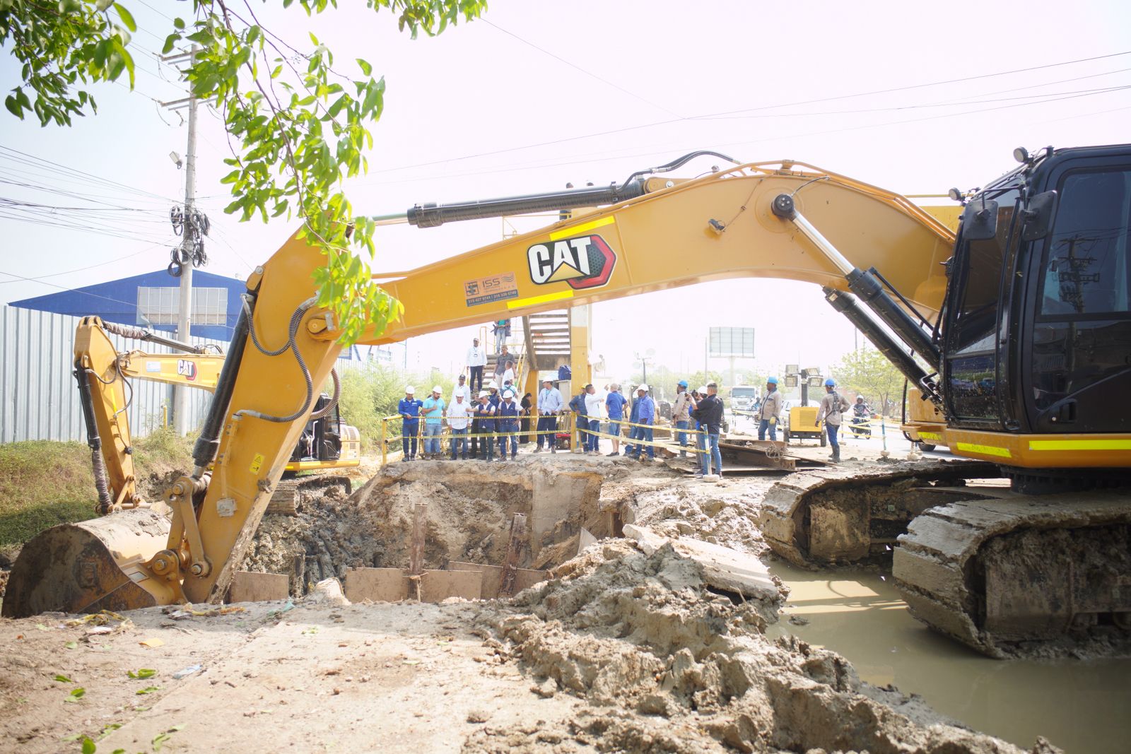 Daño en tubería en Cartagena