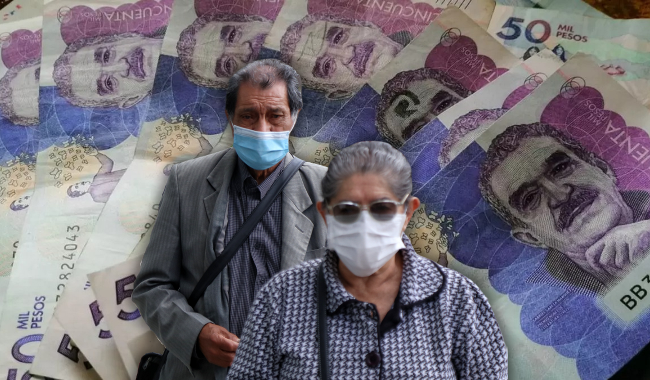 Colombianos cobran el programa Colombia Mayor