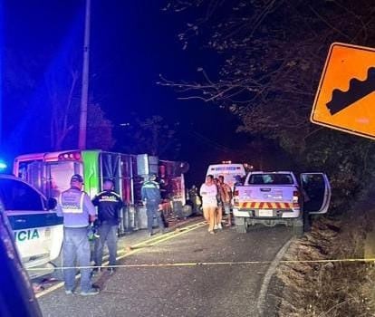 Accidente en la curva de Macario en Tubará, Atlántico.