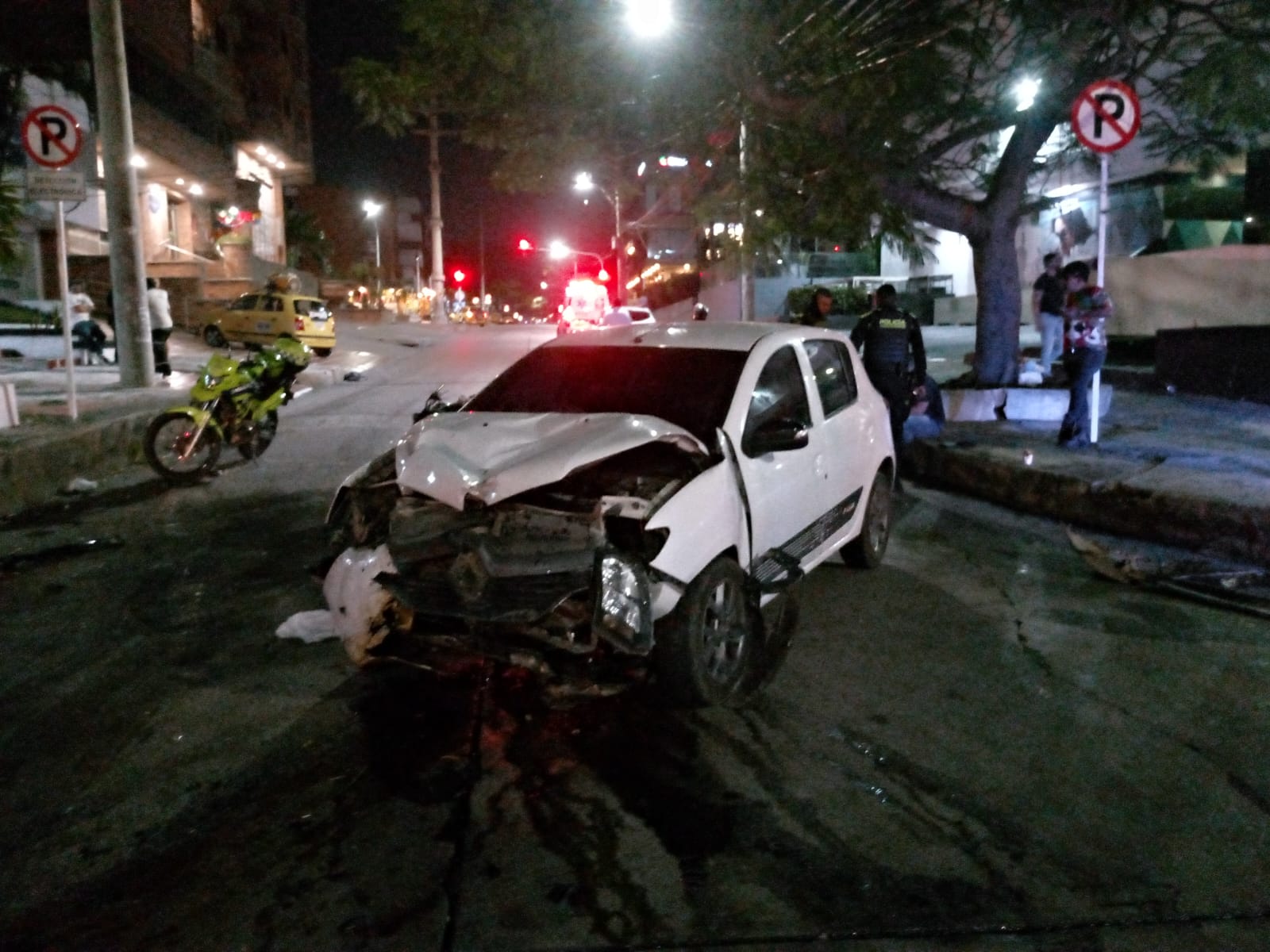 Vehículo involucrado en el accidente.