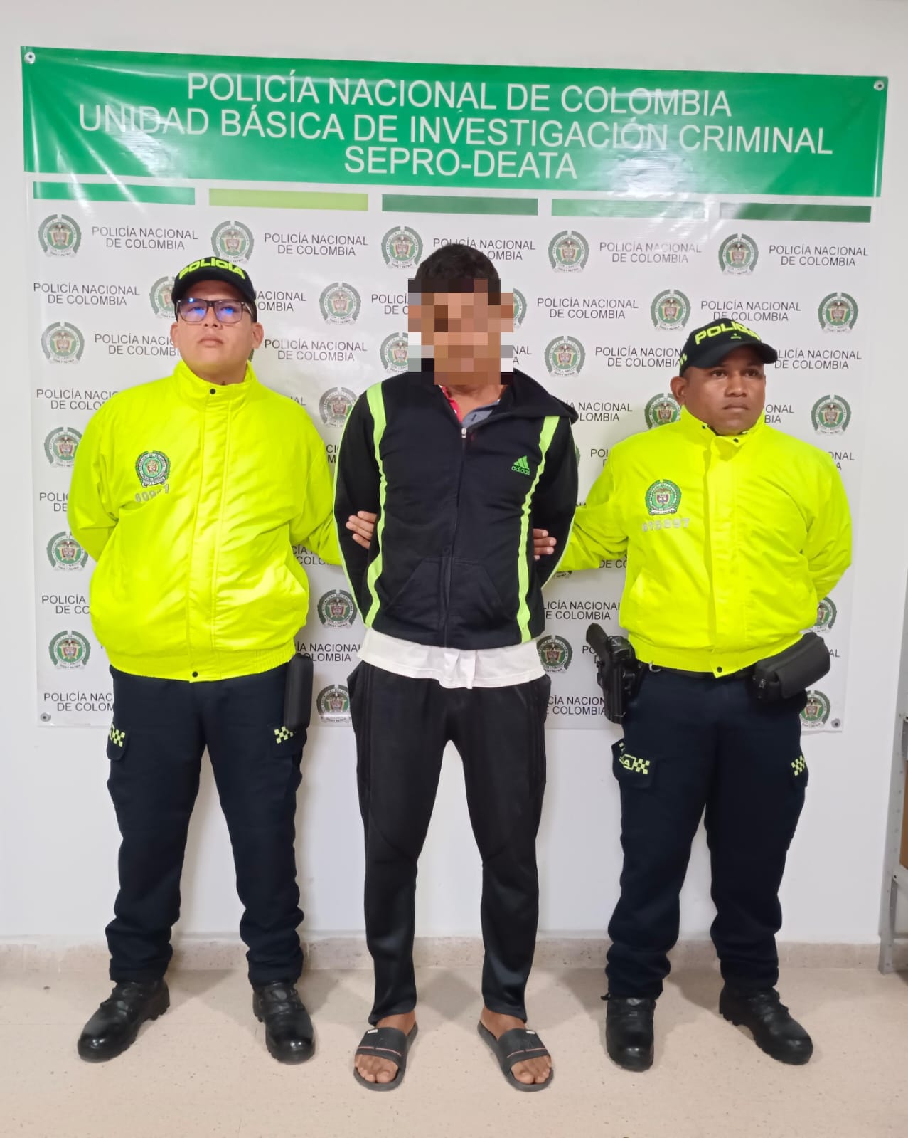 La captura fue realizada en Sabanalarga, Atlántico