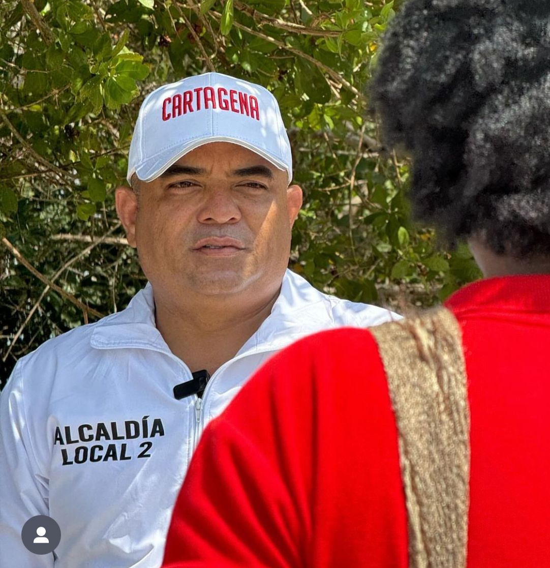 Alexis Valerio alcalde de la Localidad 2