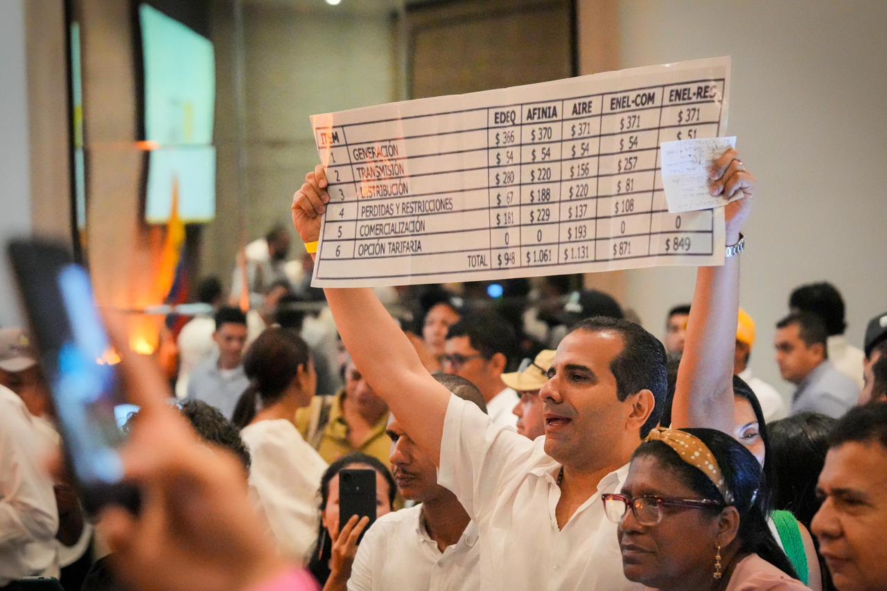 Altos costos de recibos de luz en Bolívar