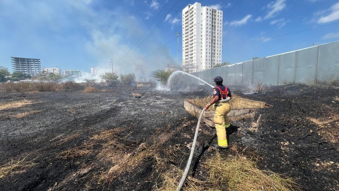 Bomberos en Cartagena