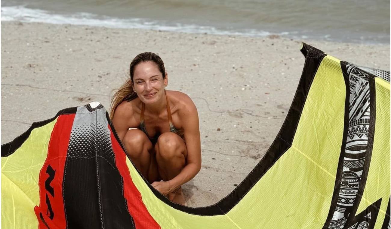 Claudia Bahamón sufre accidente