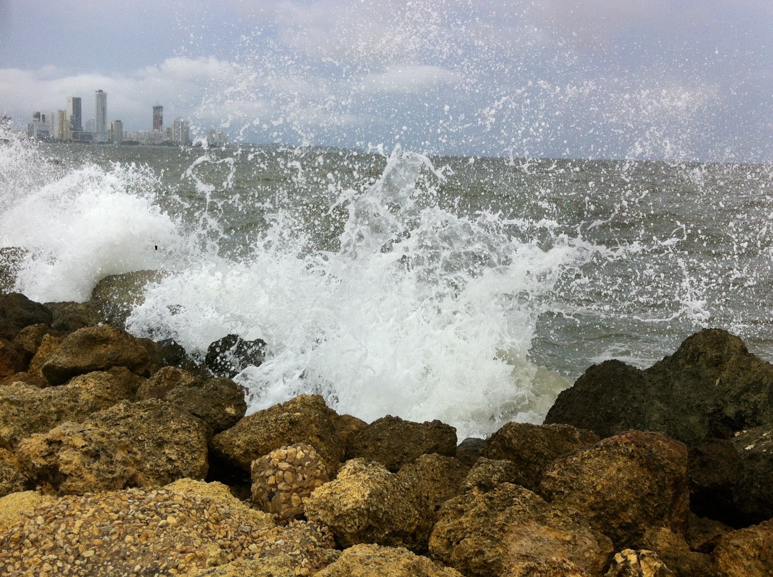 Marea alta en Cartagena