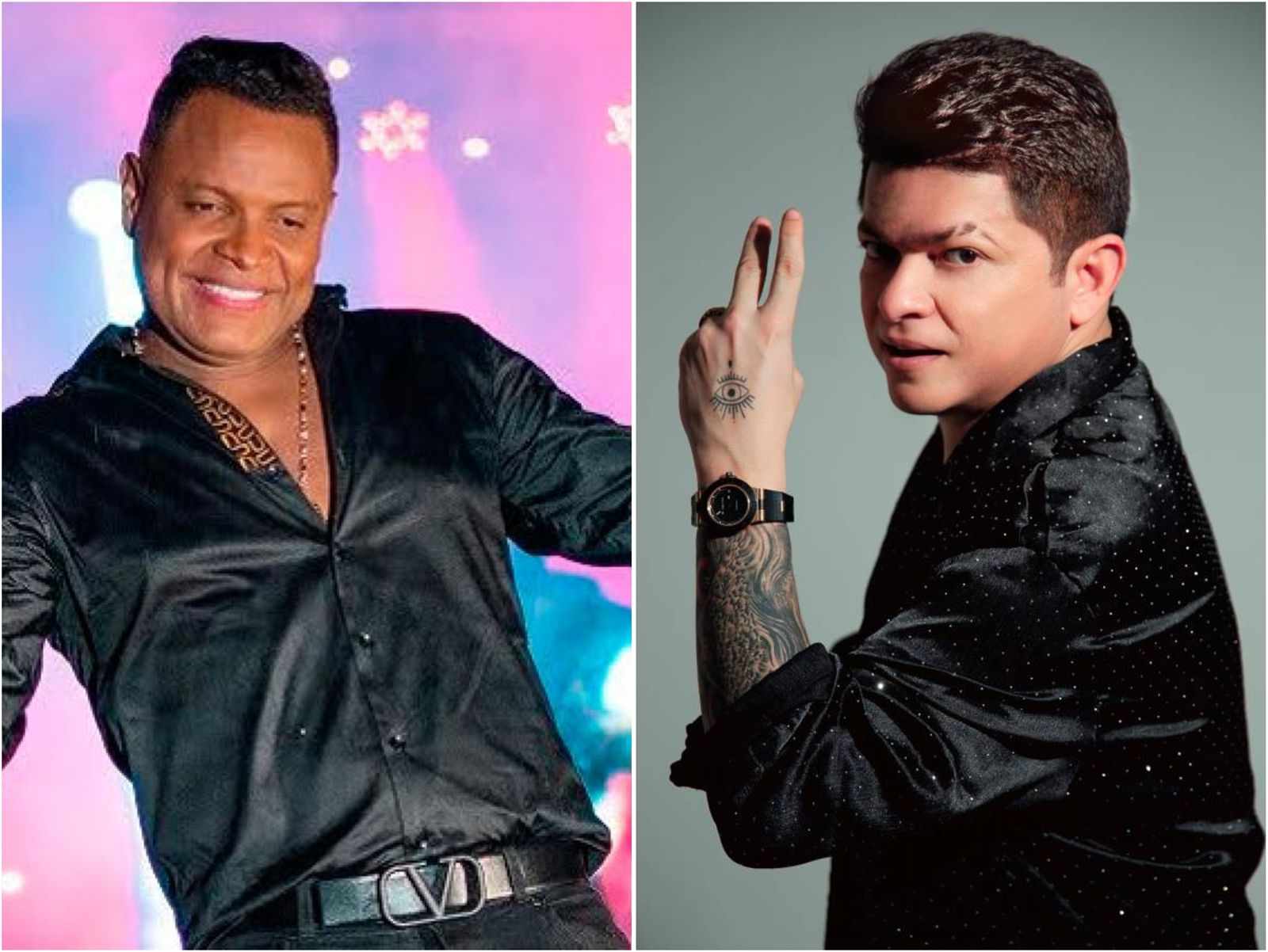 Mono Zabaleta y Omar Geles