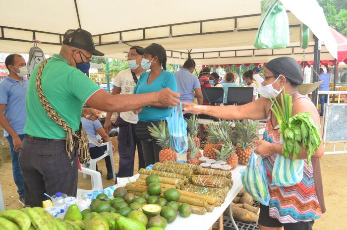 Mercado campesino en Cartagena