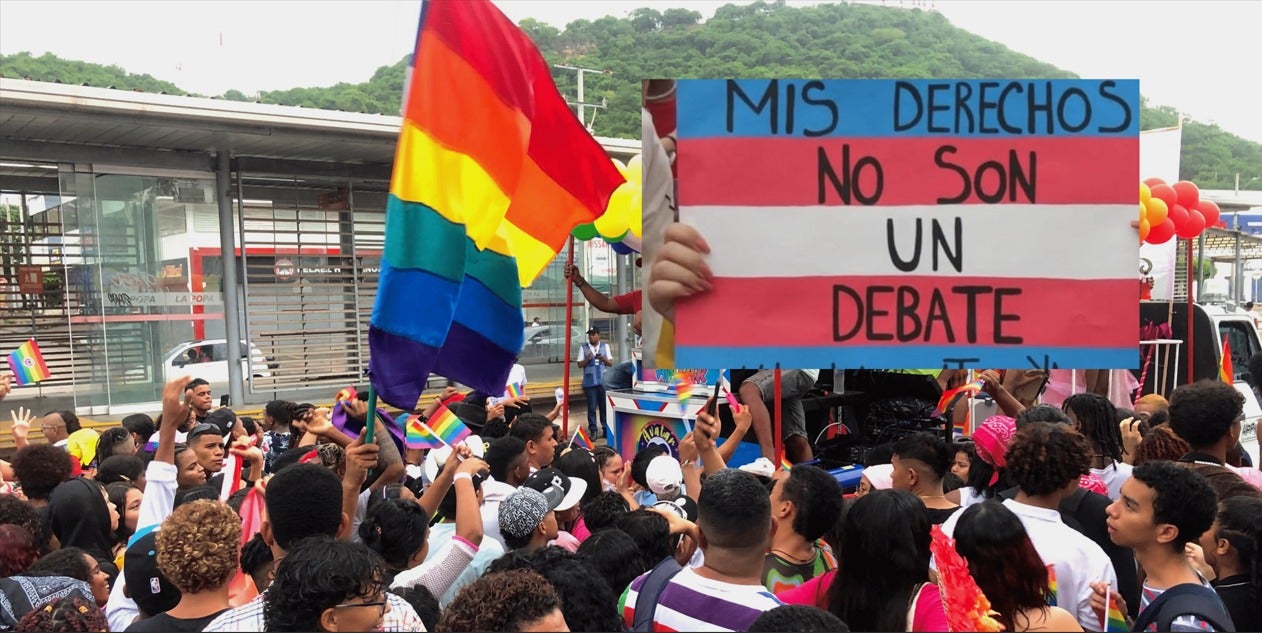Marcha LGBTIQ+ en Cartagena