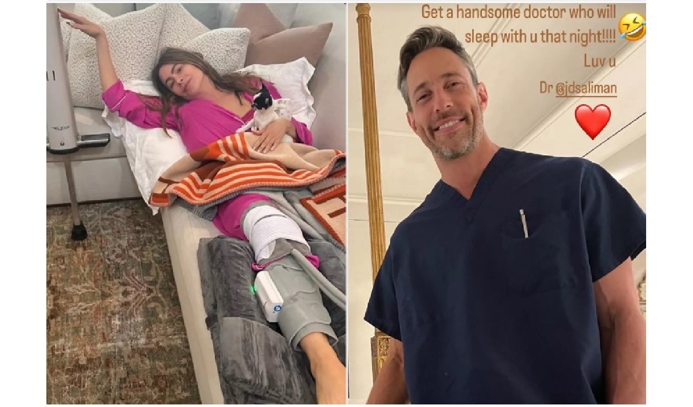 Sofía Vergara y su novio Justin Saliman