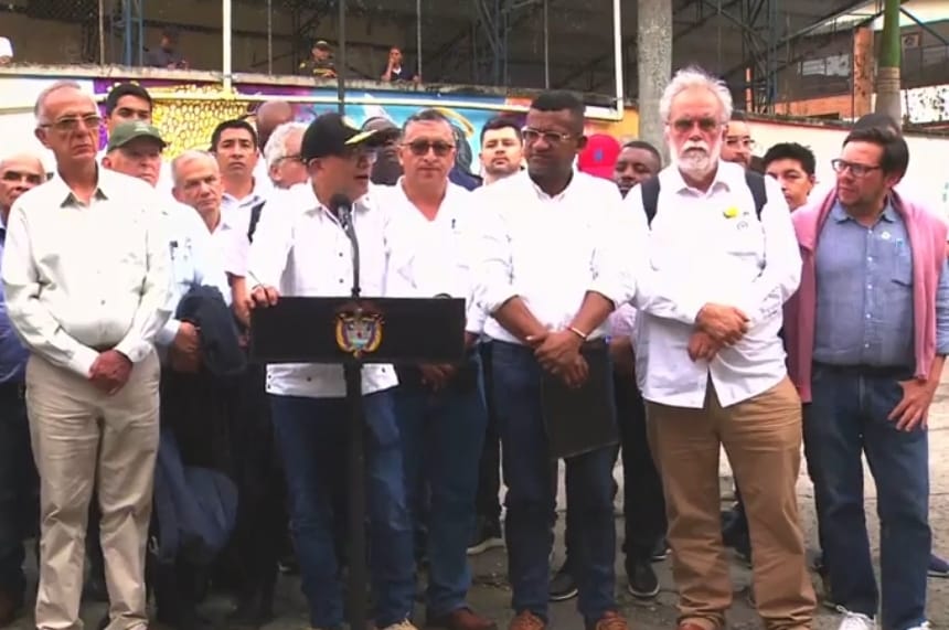 Gustavo Petro en Samaniego