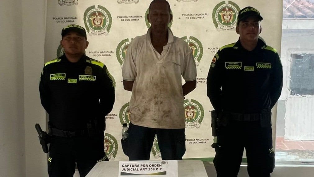 Capturado con circular azul de la Interpol