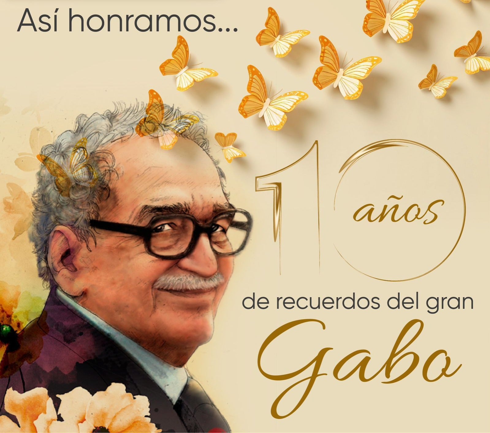 Homenaje a Gabriel García Márquez.