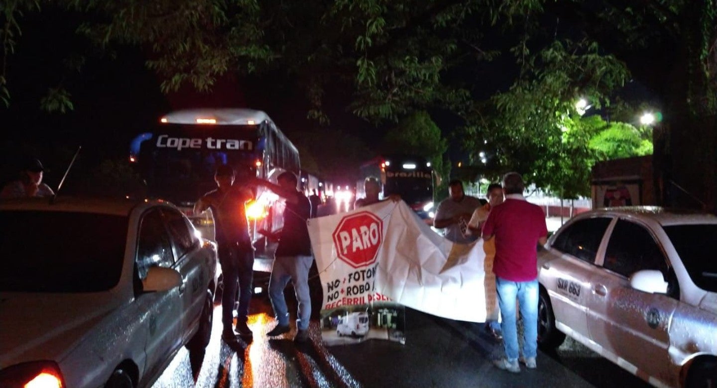 Son más de 600 transportadores afectados por las fotomultas.