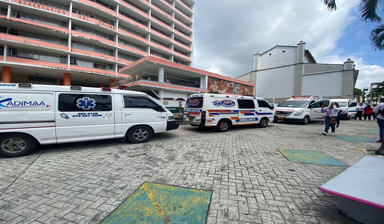 protesta de ambulancia