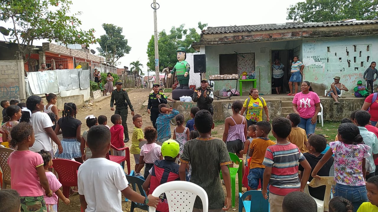 ¡Buena esa! Más de 200 niños celebraron el ‘día de la Niñez’ en Arjona