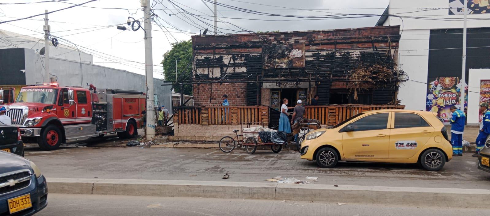 Incendio Estadero Bachata