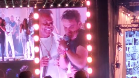 Omar geles y Silvestre Dangond