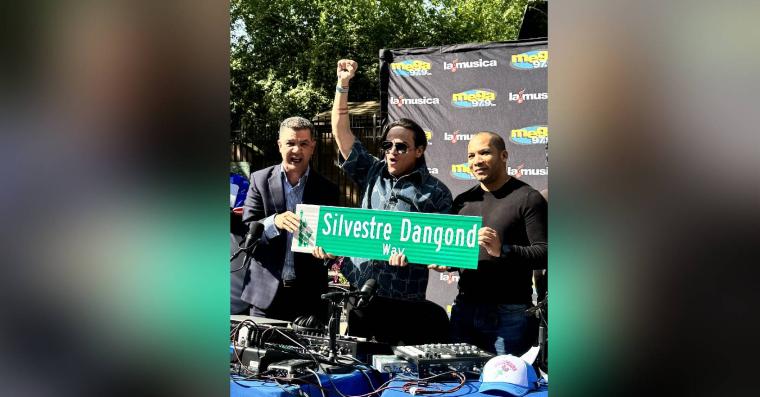 Calle de Silvestre Dangond en Nueva York