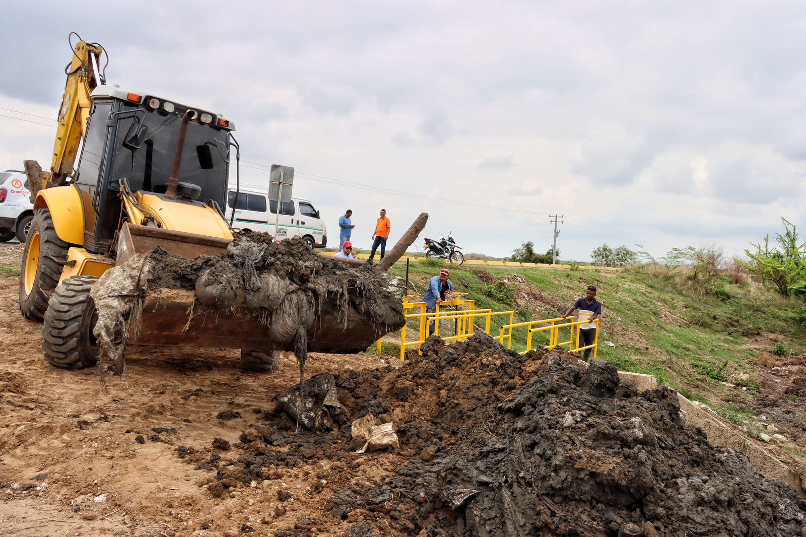 Trabajos en el sur del Atlántico para evitar inundaciones