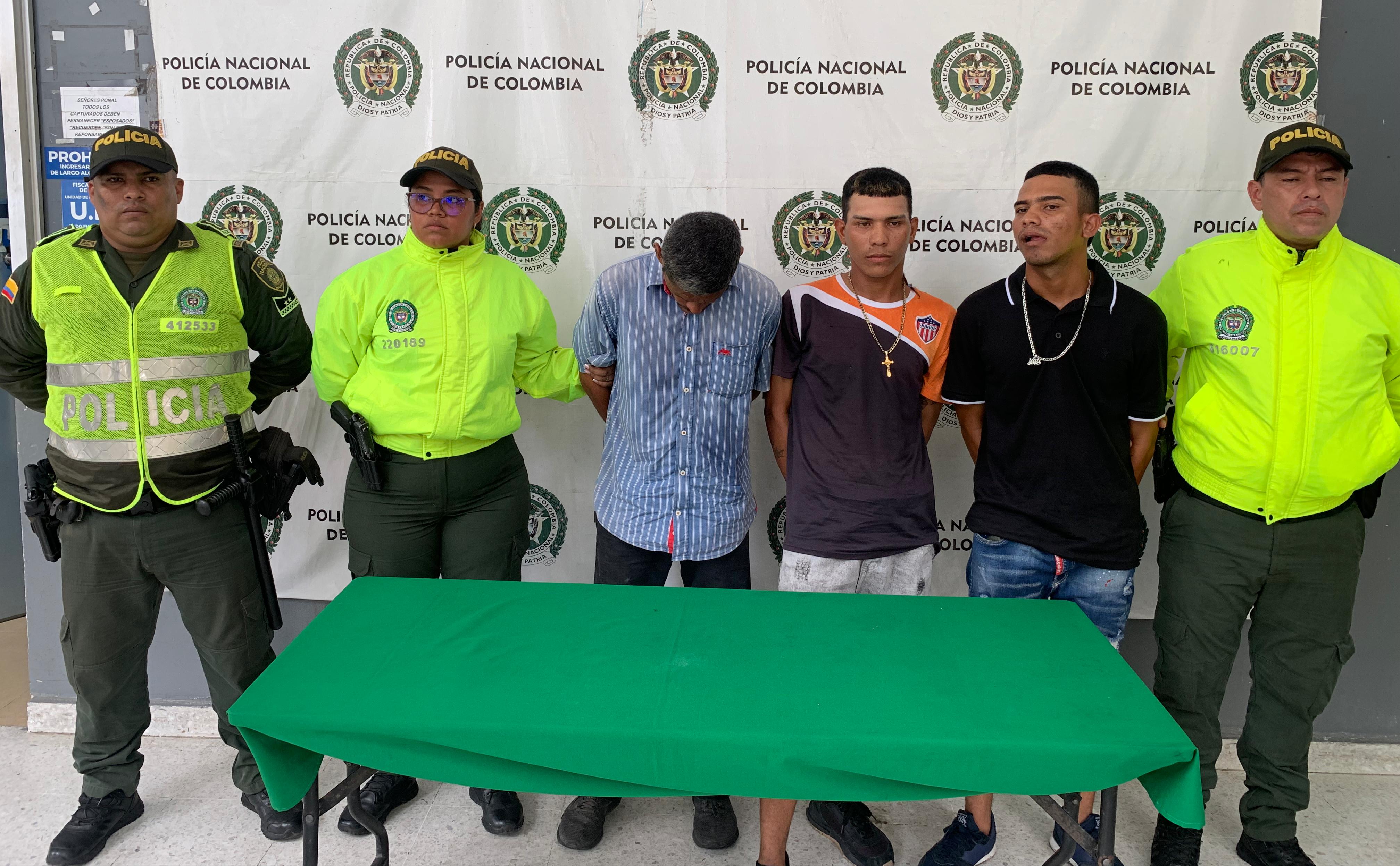 Las capturas se realizaron en los sectores donde operaban su actuar delictivo