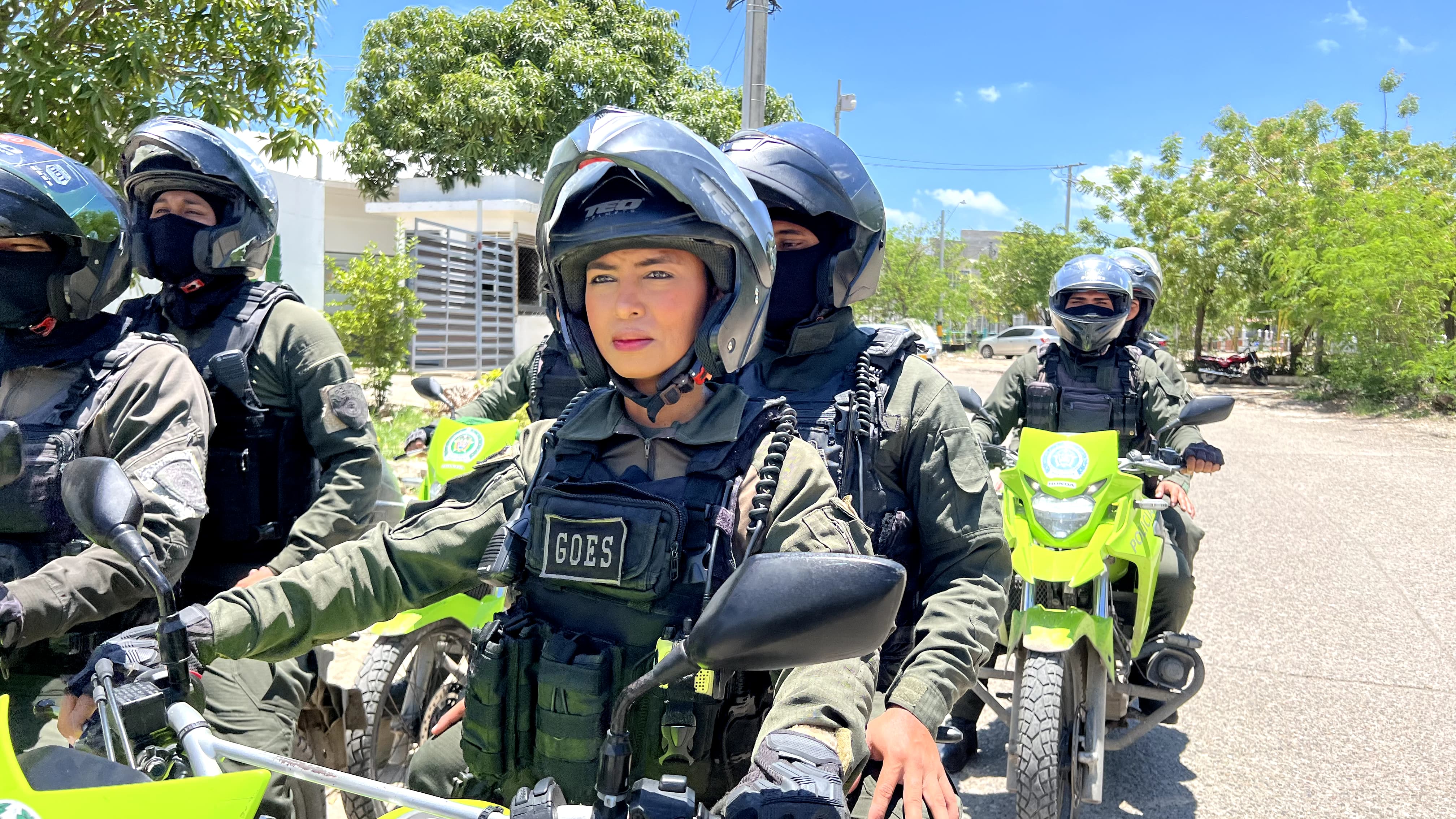 Subintendente Aurora Romero Suárez, comandante Grupo de Operaciones Especiales, Policía Metropolitana de Cartagena de Indias.