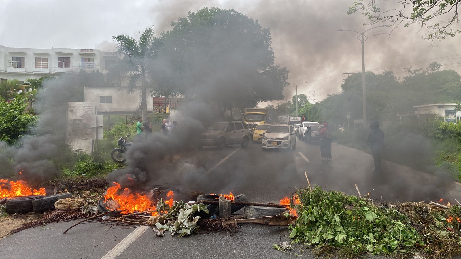 Protestas peaje de turbaco