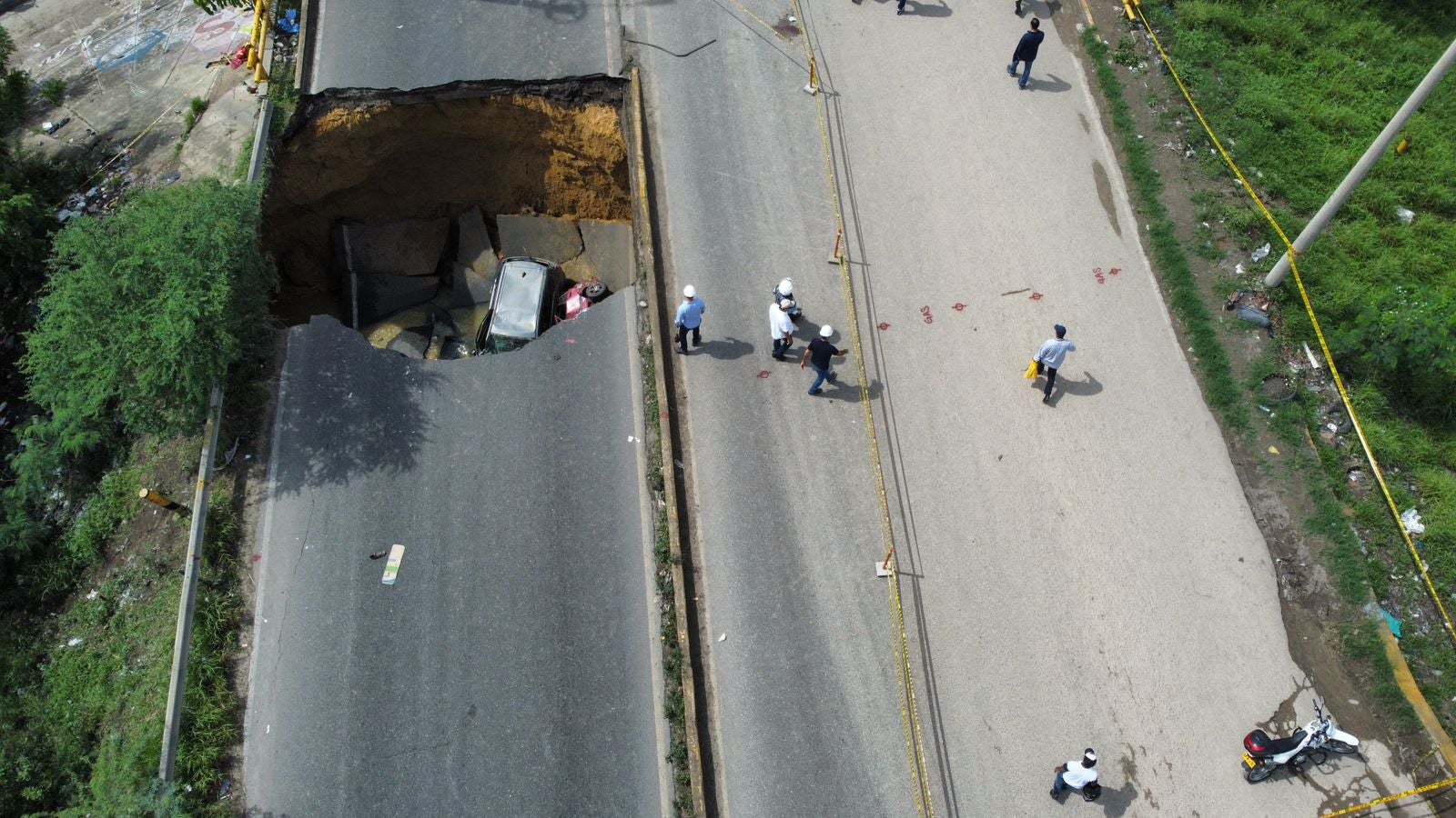 Así quedó el puente que conecta a Barranquilla con Soledad