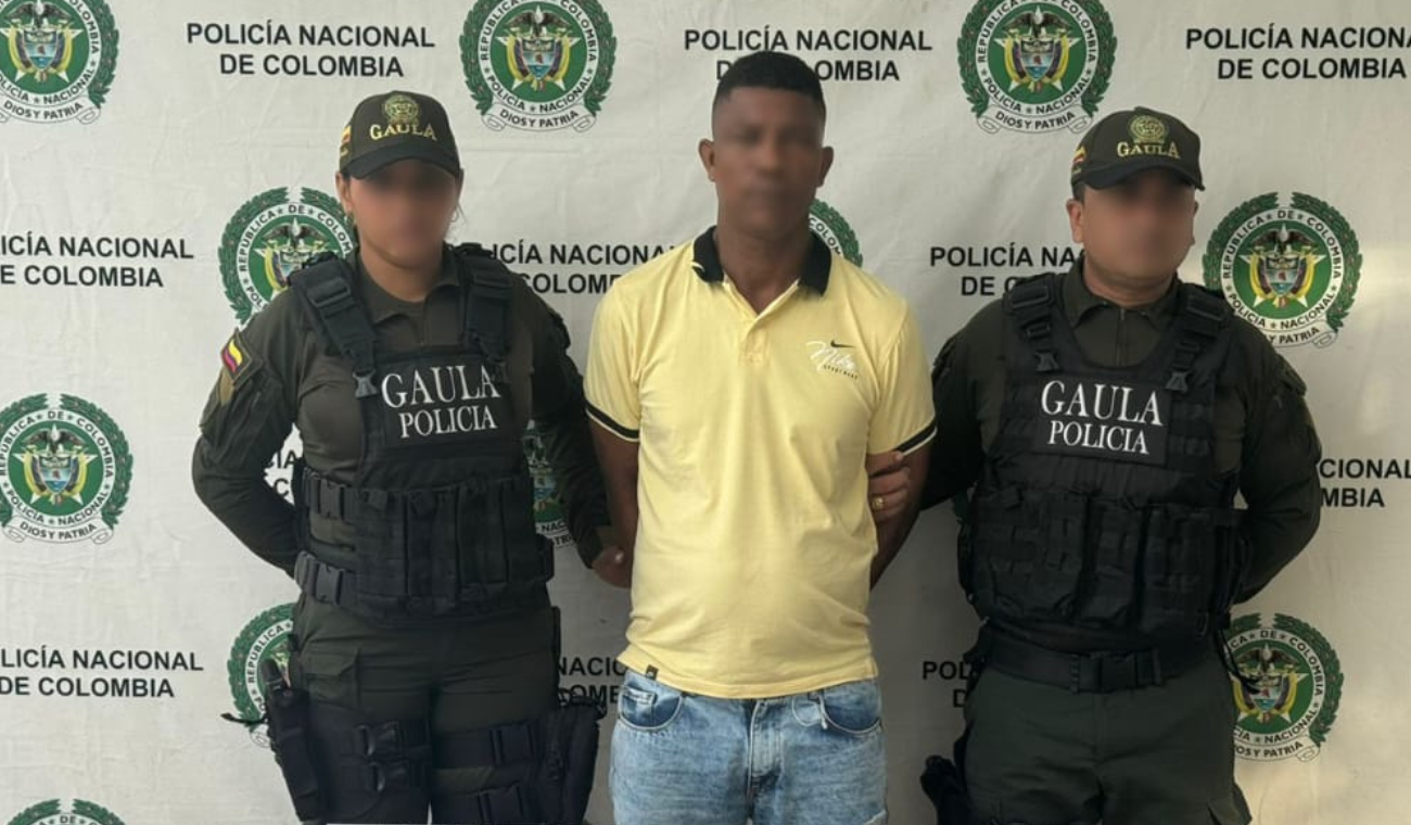 Detienen a un extorsionista conocido como “el Aquile” que operaba en Cartagena y Bolívar