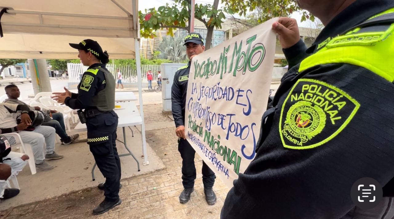 La Policía Nacional trabaja contra el hurto de motocicletas en Cartagena: aquí le contamos cuáles son las recomendaciones