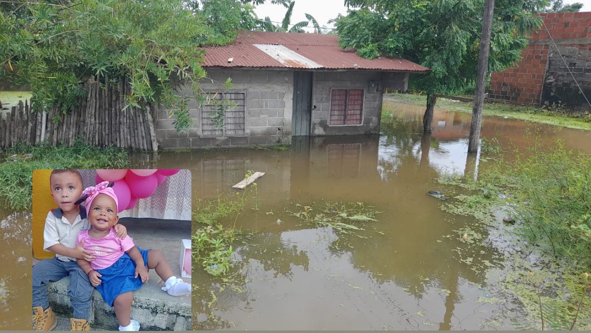 La pequeña era la menor de dos hermanos