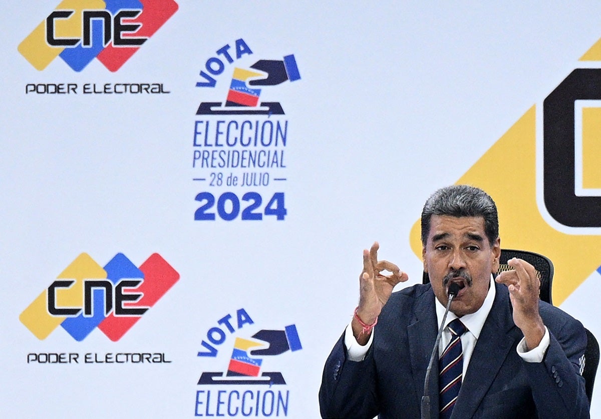 Nicolás Maduro | Régimen de Nicolás Maduro en Venezuela | Consejo Nacional Electoral | Caracas | Julio 2024