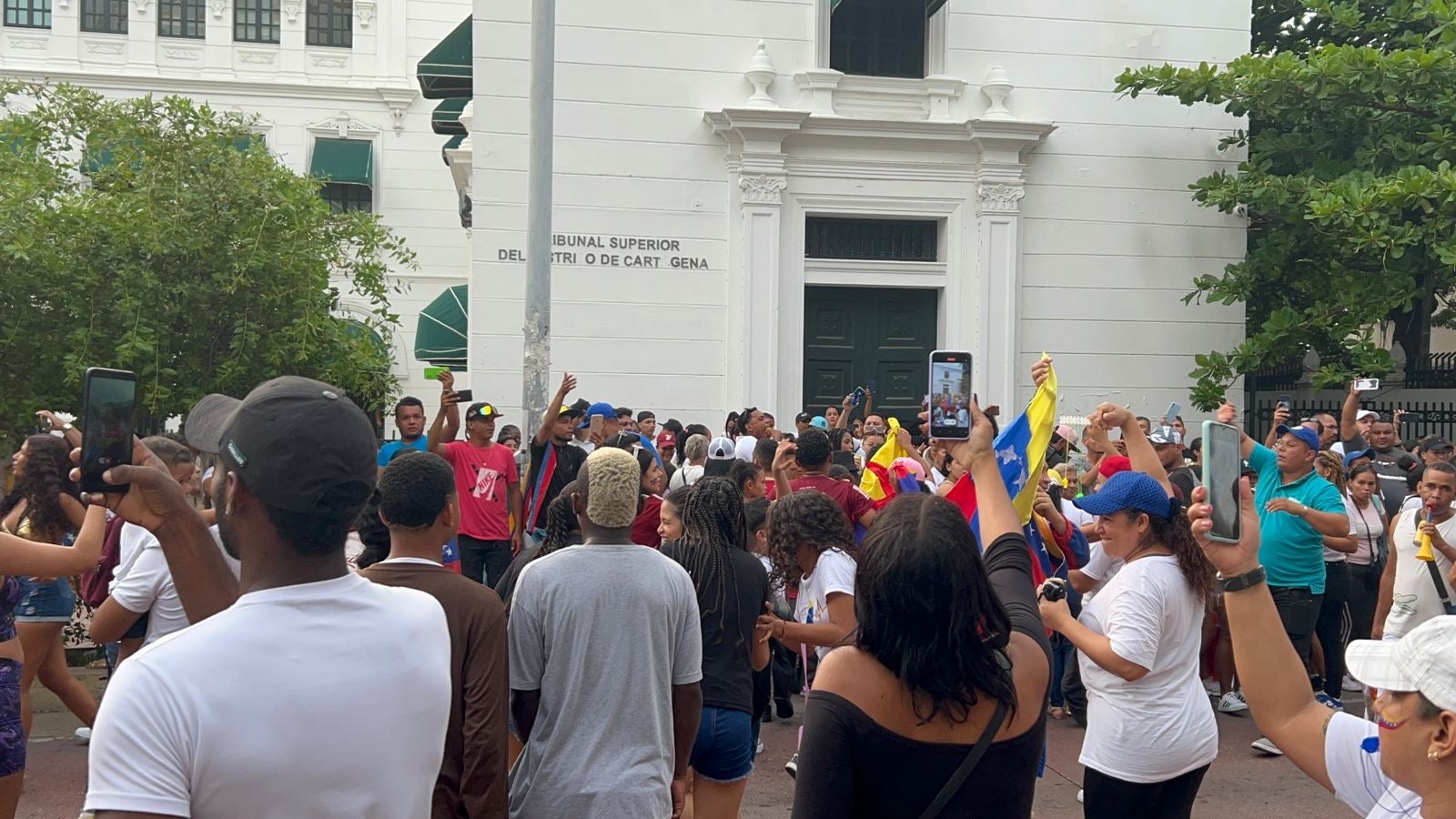 Venezolanos en Cartagena