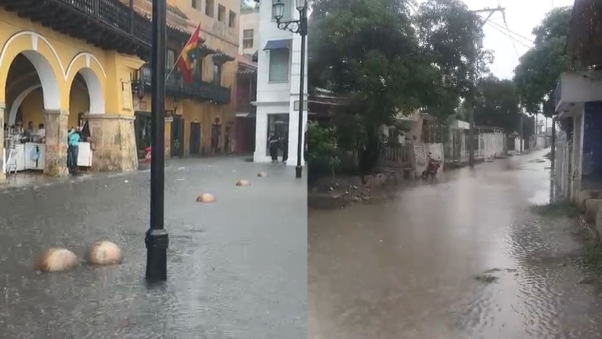 Lluvias en Cartagena